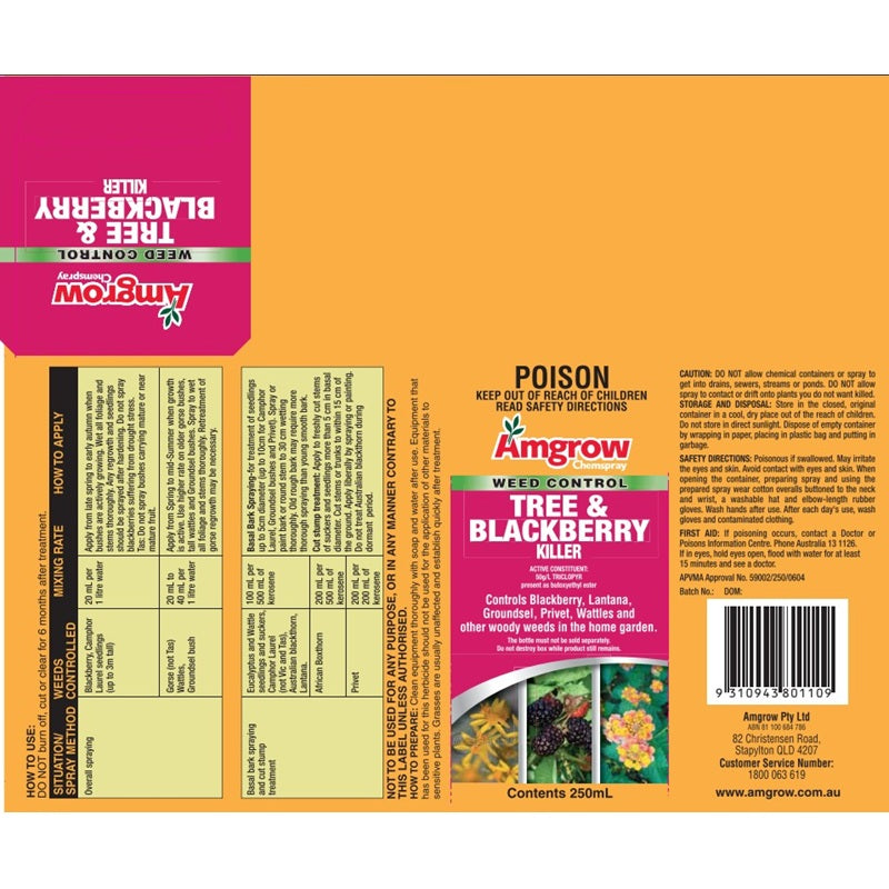 Amgrow Tree & Blackberry Killer 250mL-image-3