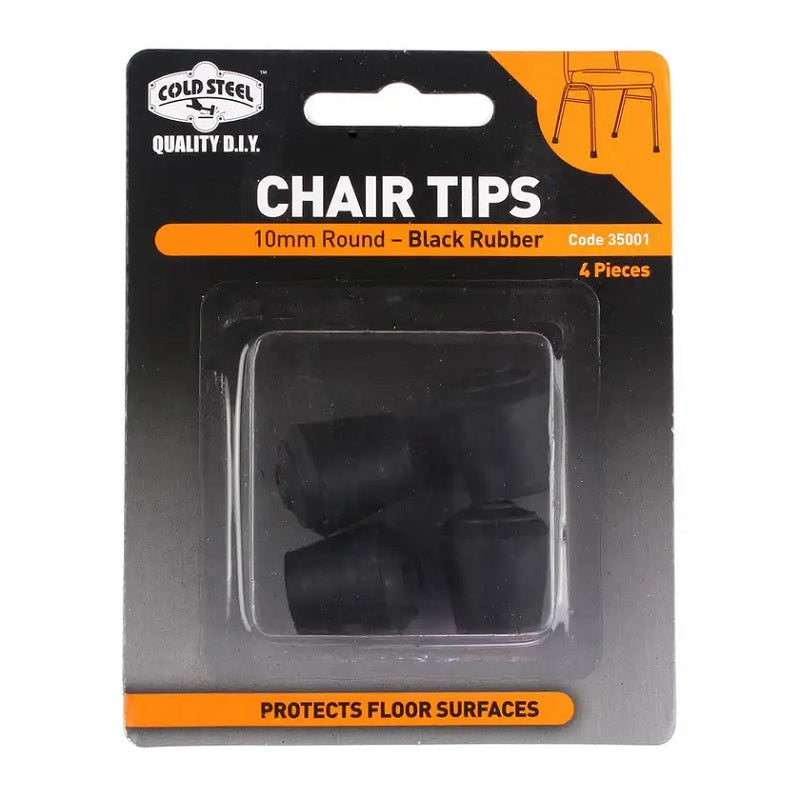Cold Steel Chair Tips Round Rubber