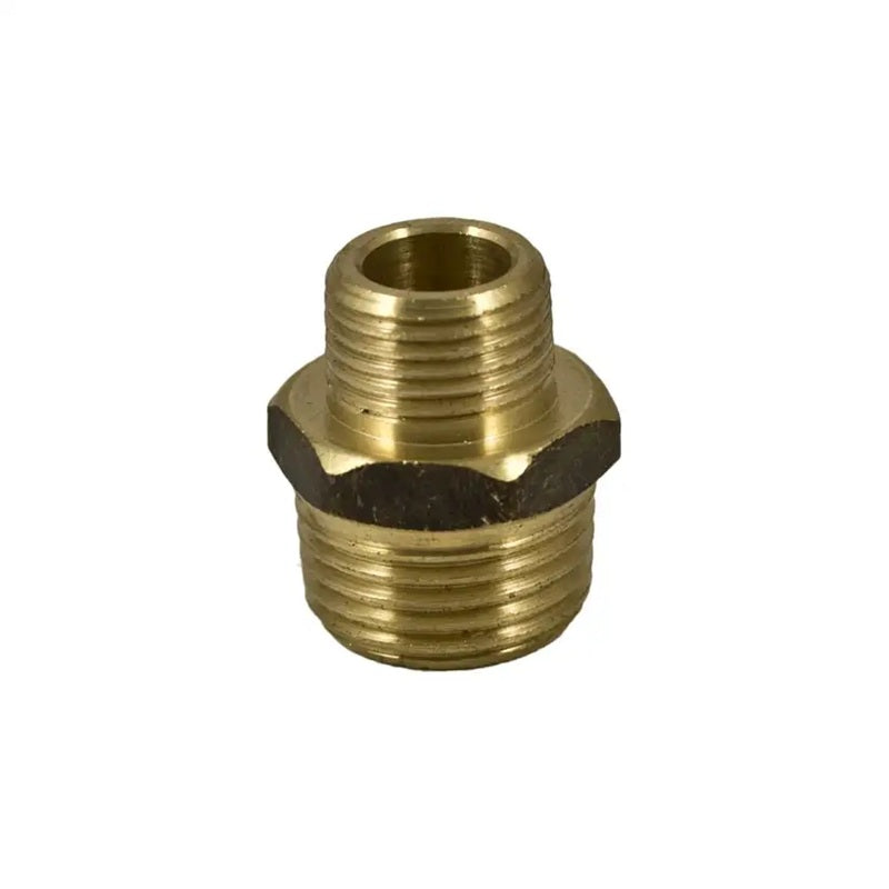 Brasshards Hex Nipple Brass 15 x 10mm-image-1