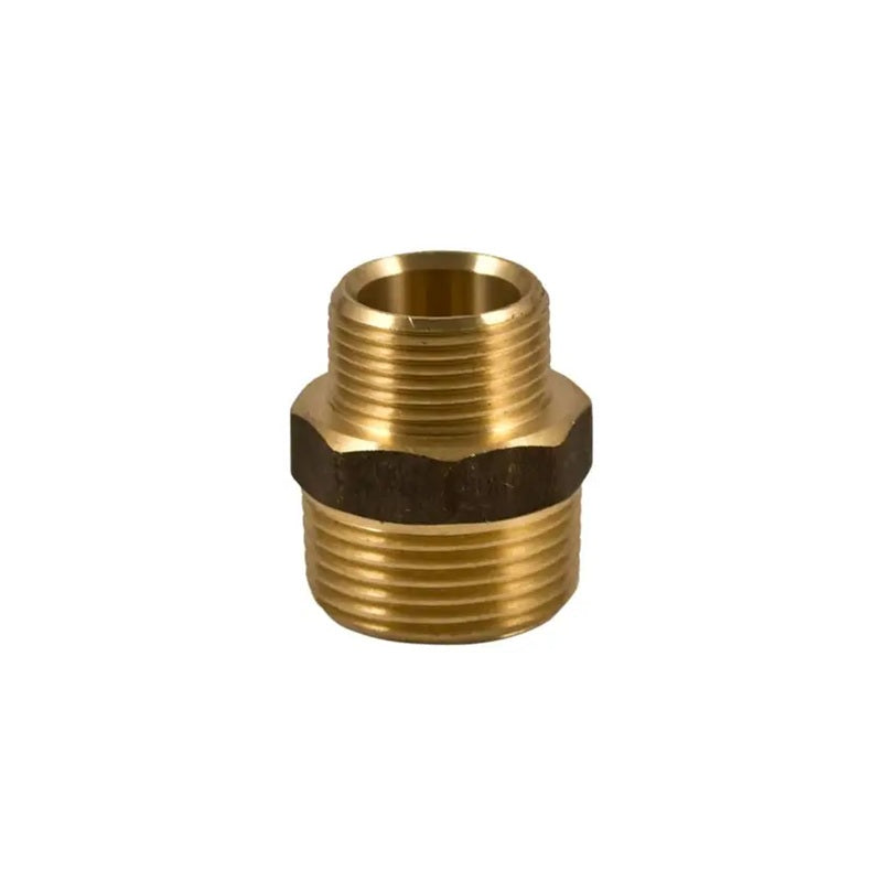 Brasshards Nipple Hex Reducing Brass 20 x 15mm-image-1