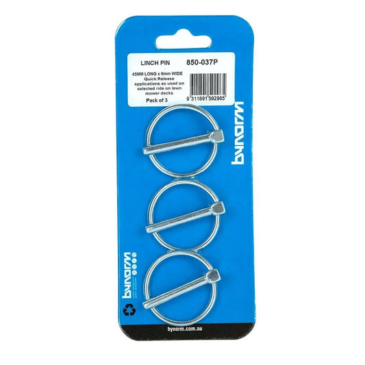 Bynorm Linch Pin 45mm x 6mm - 3 Pack-image-1