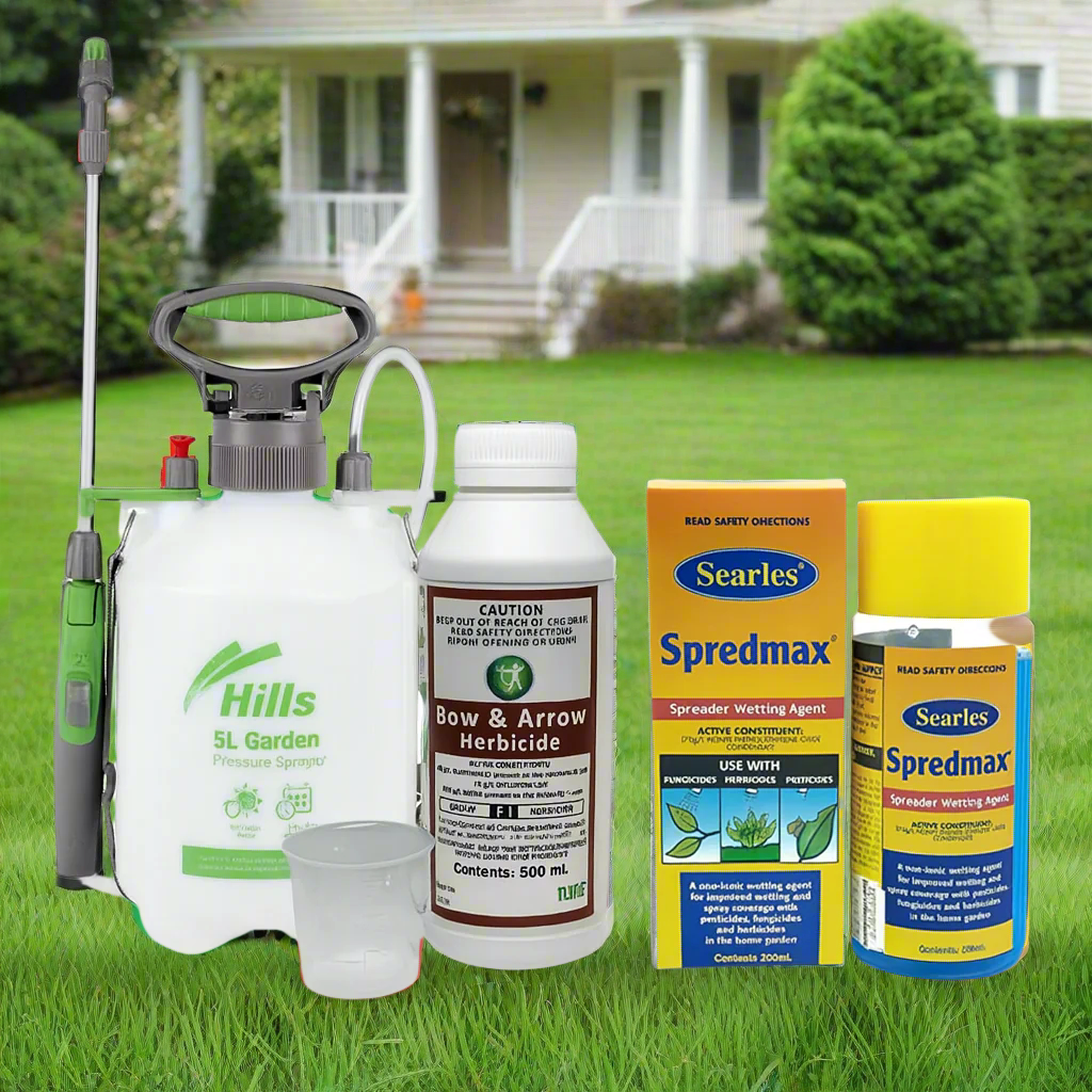 Complete Lawn Weed Control Kit – Bow & Arrow, Spredmax and Sprayer-image-2