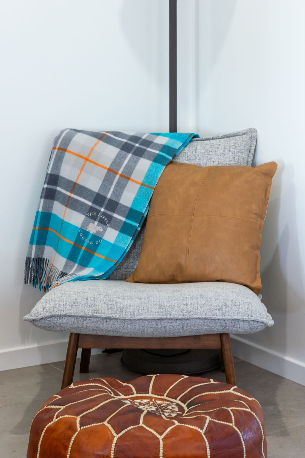 Wool Blanket in Coorie Tartan