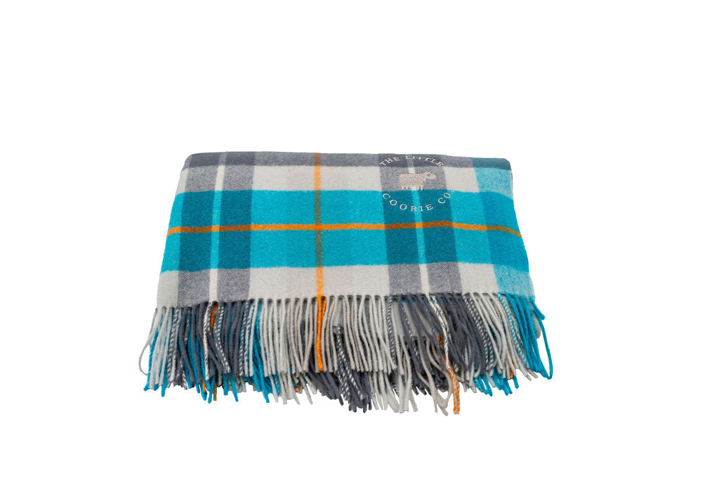 Wool Blanket in Coorie Tartan