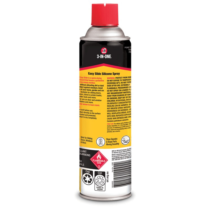 3-IN-ONE Easy Slide Silicone Spray 300g-image-2