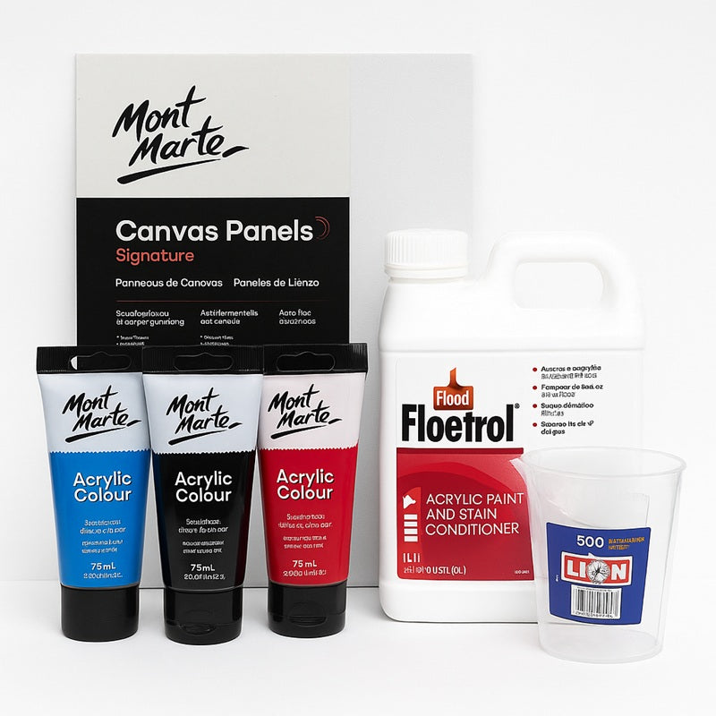 Floetrol Acrylic Pouring Bundle | Paints & Art Supplies