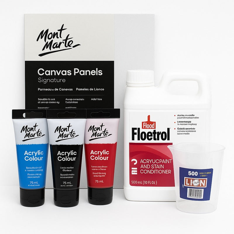 Floetrol Acrylic Pouring Bundle | Paints & Art Supplies