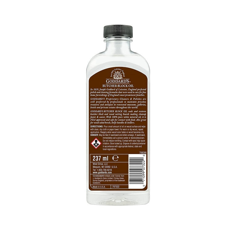 Goddards Butcher Block Oil 240ml-image-3