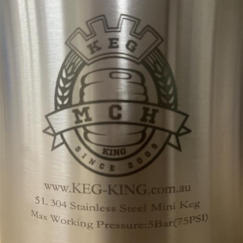 Keg King 5L Stainless Steel Mini Keg-image-2