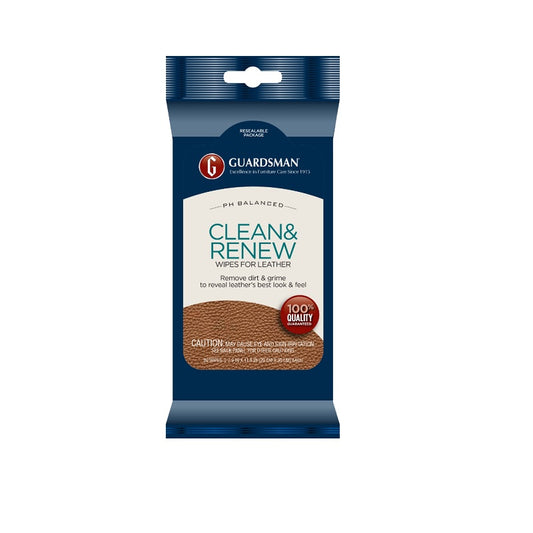 Guardsman Leather Clean and Renew Wipes for Leather-image-1