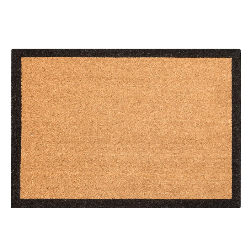 Matpro Vivaldi Coir Entrance Mat Black Border - 70cm x 45cm-image-1