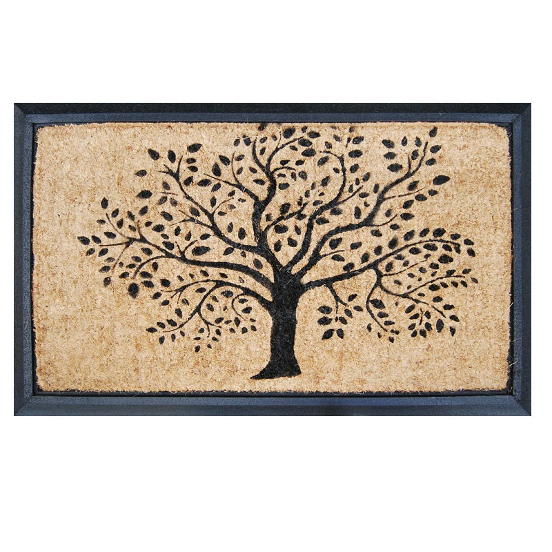 Matpro Vivaldi Coir Tree of Life Door Mat - 75cm x 45cm-image-1