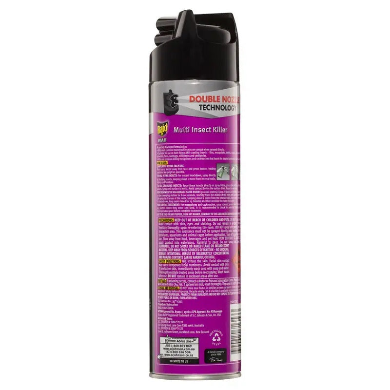 Raid Max Multi Insect Killer with Double Nozzle Technology-image-3
