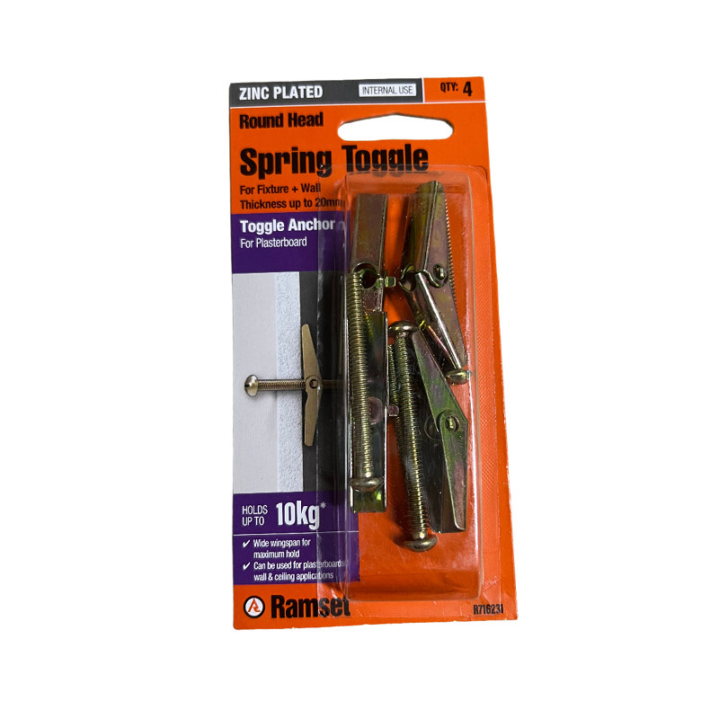 Ramset Round Head Spring Toggle-image-1
