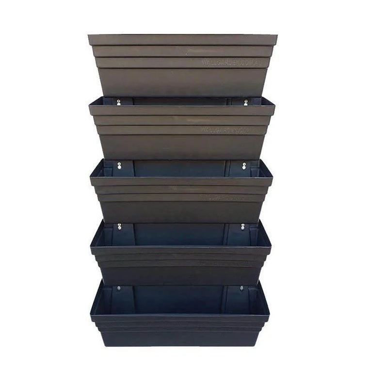 Wall Garden 5 Large Modules 600 x 200 x 230mm - Black-image-2