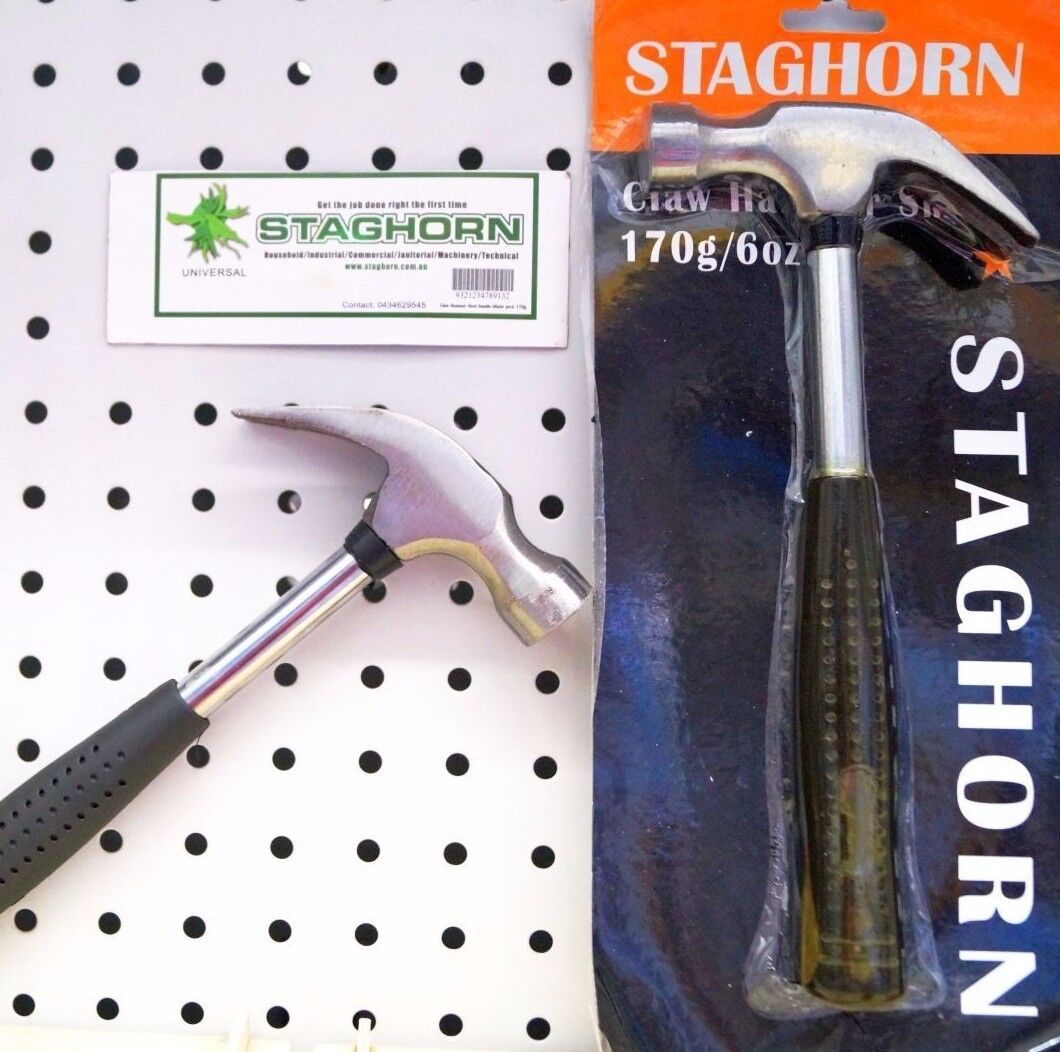 Staghorn Claw hammer Steel Handle 170g-image-6