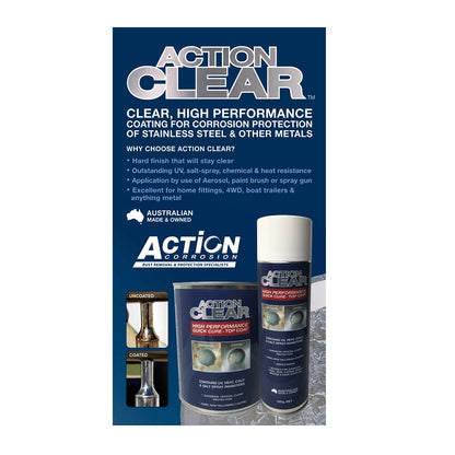 Action Corrosion - Action Clear Top Coat Aerosol - 350g - image 2