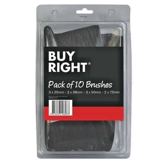 Buy Right 10 Pieces Paint Brush Set-image-1