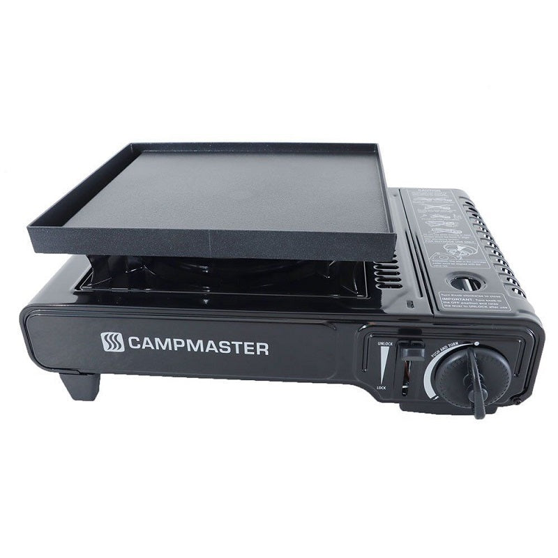 Campmaster Single Burner Butane Stove - Charcoal-image-5