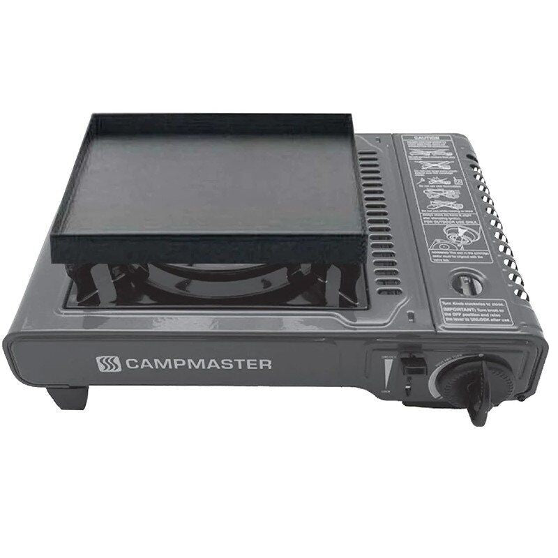 Campmaster Single Burner Butane Stove - Charcoal-image-3