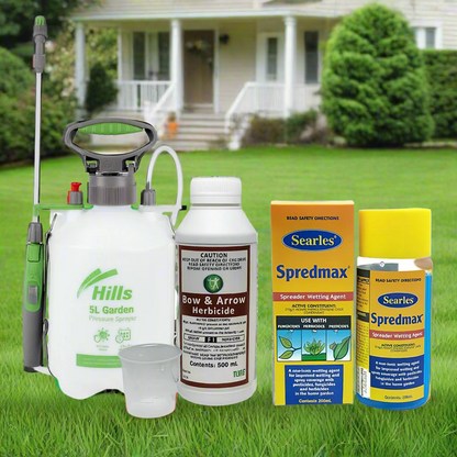 Complete Lawn Weed Control Kit – Bow & Arrow, Spredmax and Sprayer-image-2