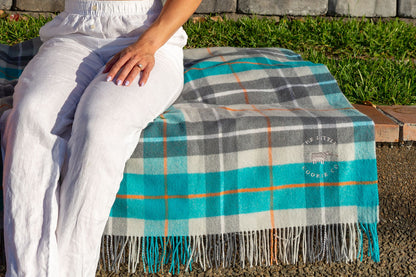 Wool Blanket in Coorie Tartan