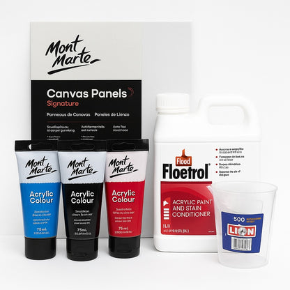 Floetrol Acrylic Pouring Bundle | Paints & Art Supplies