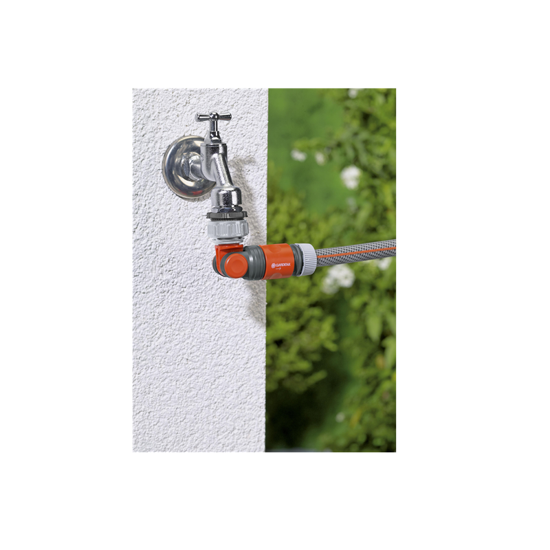 Gardena Angled Swivel Tap Connector-image-4