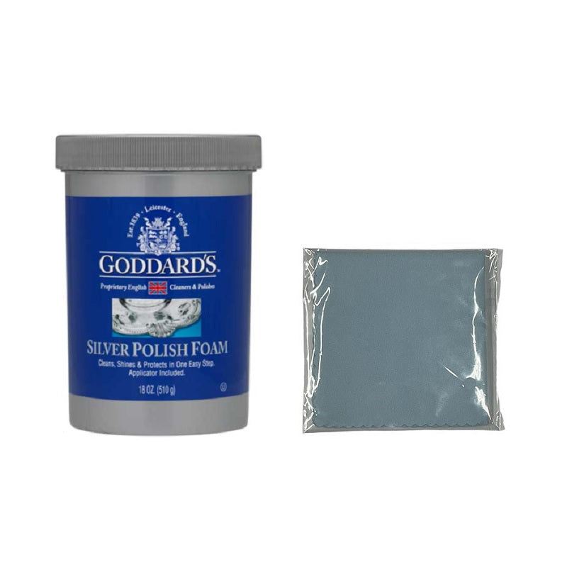 Goddards Silver Polish Foam with Cloth