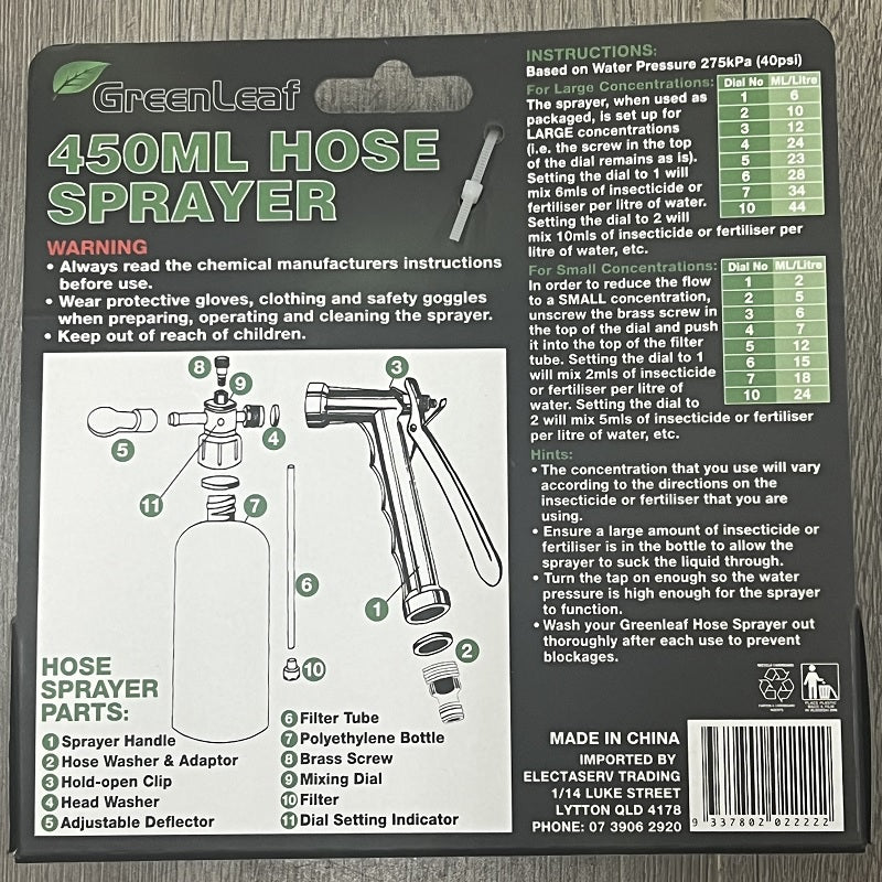 Greenleaf Hose Sprayer 450mL-image-3