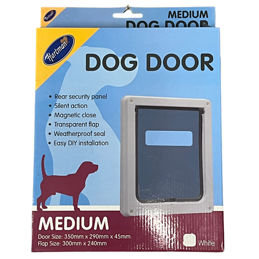 Hartman Medium Dog Door - White-image-1