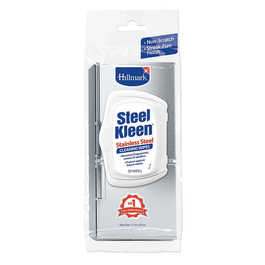 Hillmark Steel Kleen Stainless Steel Cleaning Wipes-image-1