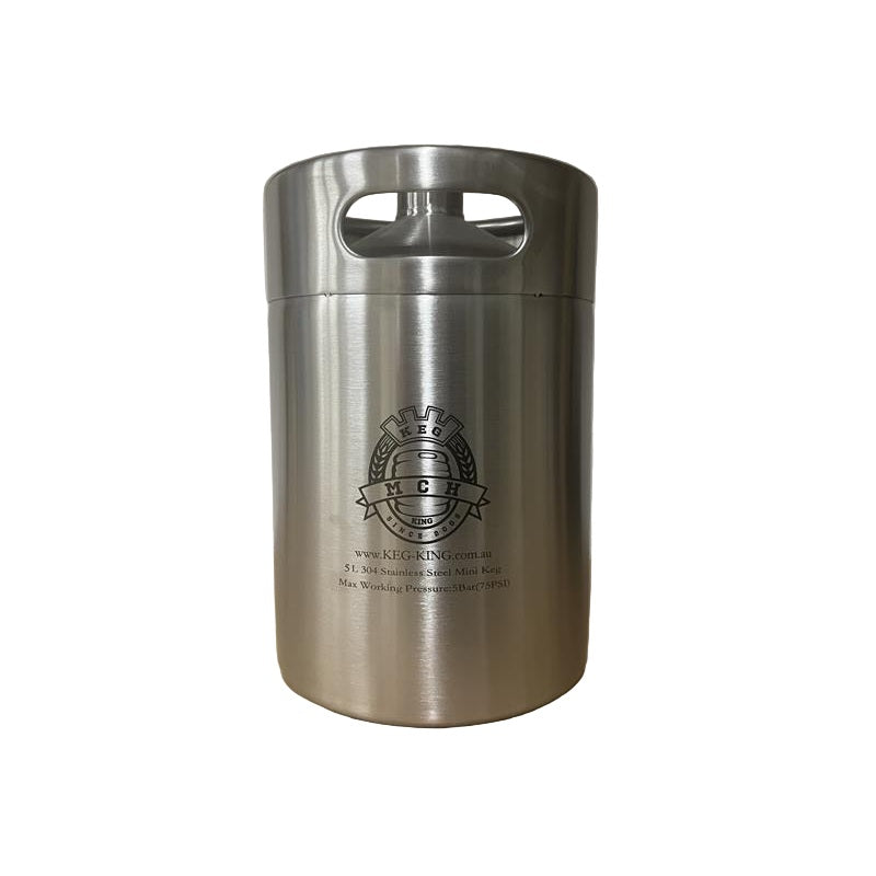 Keg King 5L Stainless Steel Mini Keg-image-1