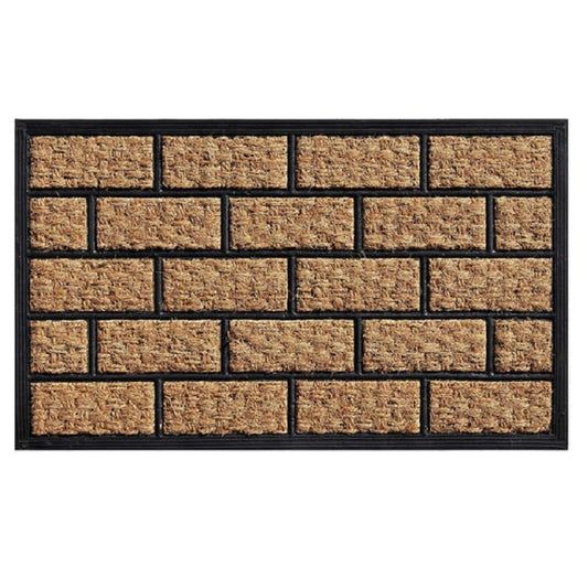 Matpro Coir Brick Door Mat - 60cm x 35cm-image-1