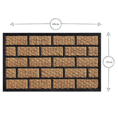 Matpro Coir Brick Door Mat - 60cm x 35cm-image-2