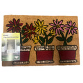 Matpro Vivaldi Coir Flower Door Mat - 60cm x 40cm-image-1