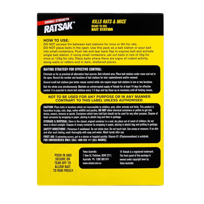 Ratsak 250g Double Strength Bait Station-image-2
