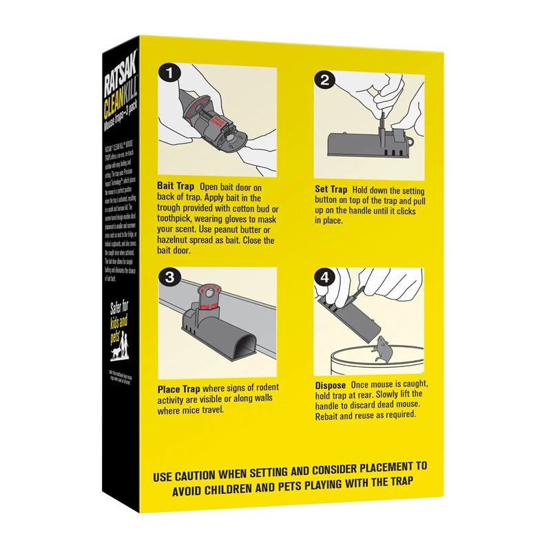 Ratsak Clean Kill Mouse Trap - 2 Pack-image-2