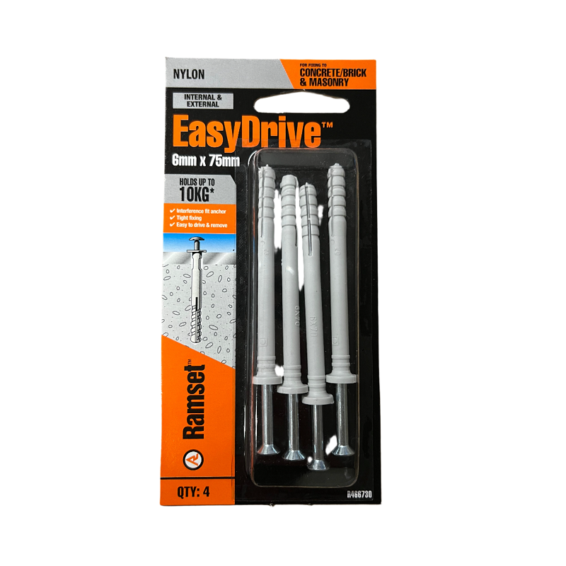 Ramset Brick EasyDrive Masonry Anchor 6mm x 75mm-image-1