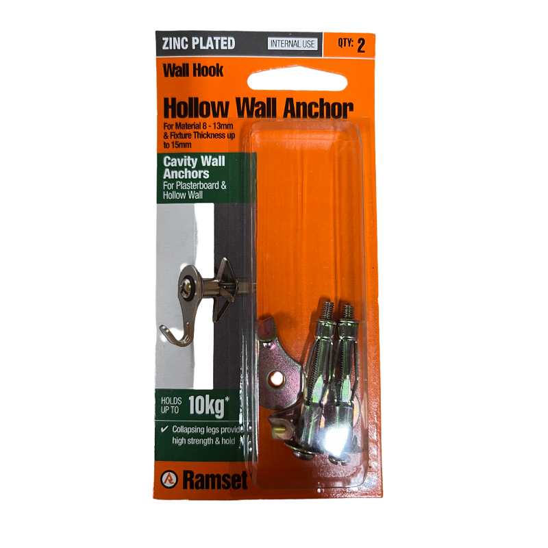 Ramset Wall Hook Hollow Wall Anchor DIY Evolution