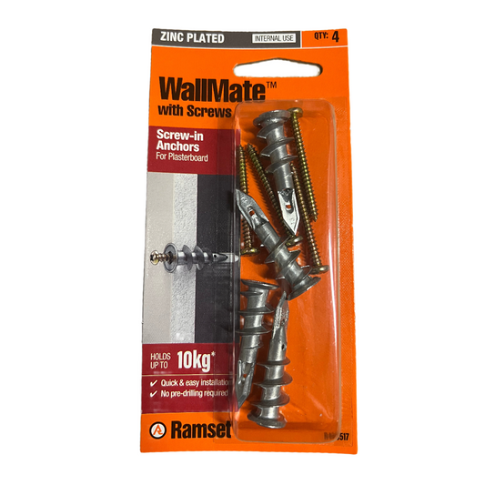 Ramset WallMate Anchors with Screws-image-1