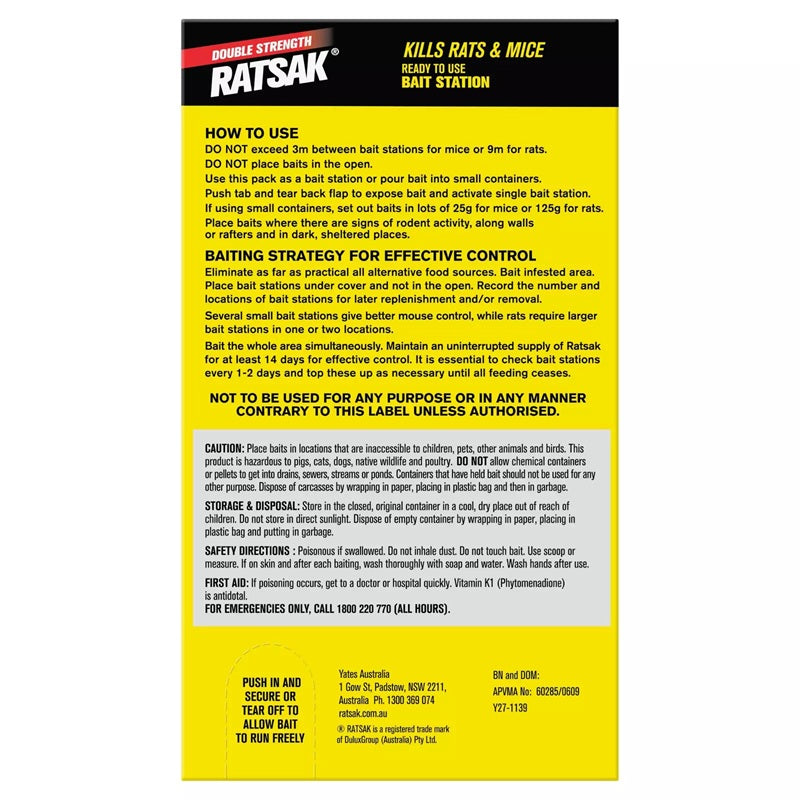 Ratsak 350g Double Strength Bait Station-image-2