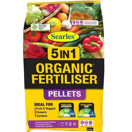 Searles 5 in 1 Organic Fertiliser Pellets - 15Kg | Store Pick Up Only-image-1