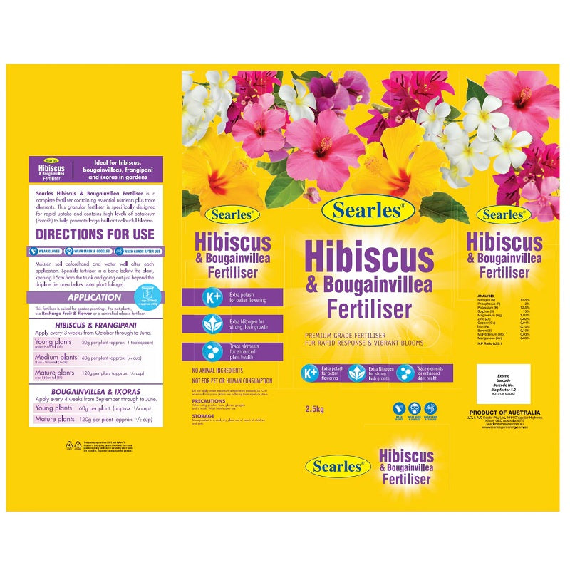 Searles Hibiscus & Bougainvillea Fertiliser 2.5Kg-image-2