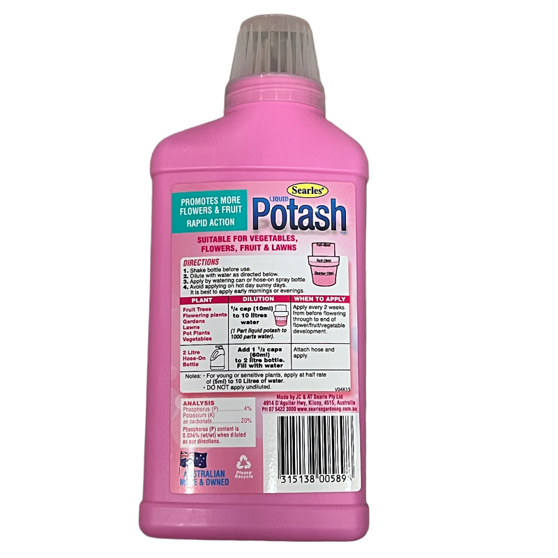 Searles Liquid Potash - Fruit & Bloom Booster 500ml-image-2