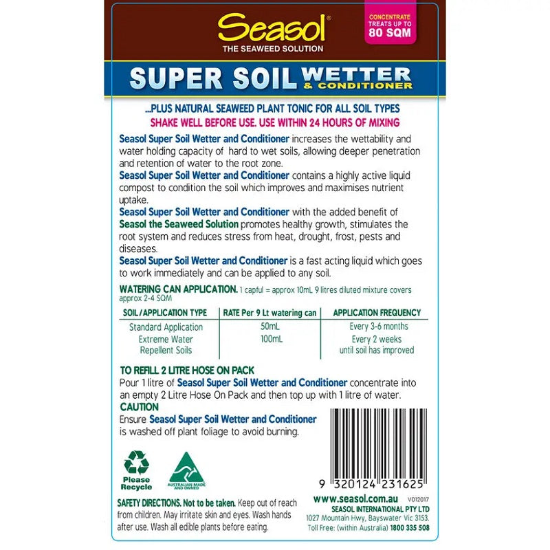 Seasol Super Soil Wetter and Conditioner 1L-image-2