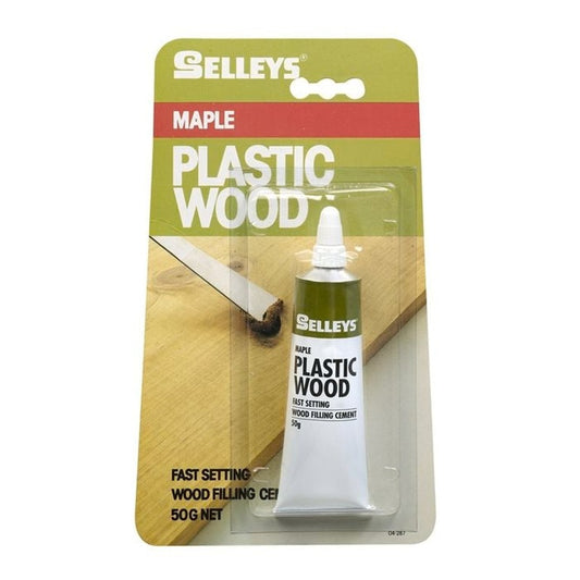 Selleys Plastic Wood Maple 50g-image-1