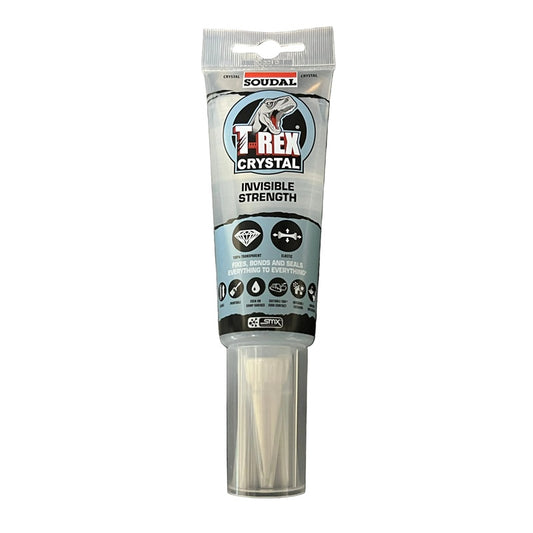 Soudal T-REX Crystal – Invisible Waterproof Sealant 125mL-image-1