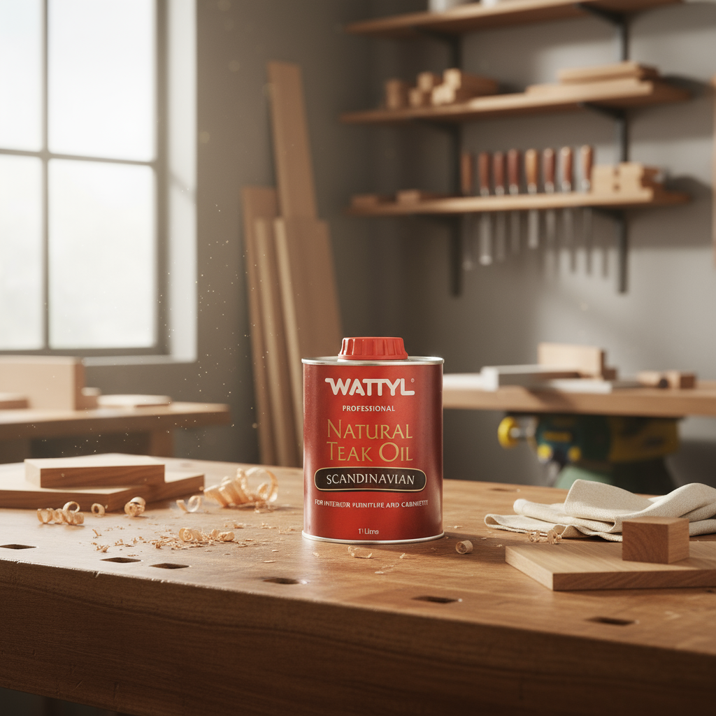 Wattyl Professional Natural Teak Oil 1 Litre