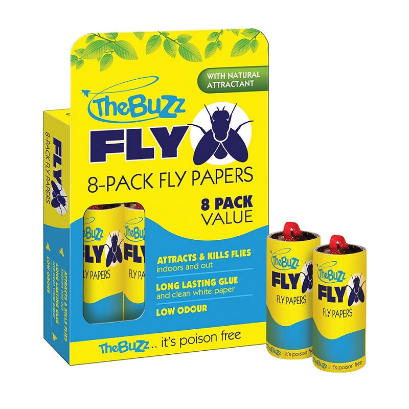 The Buzz 8-Pack Fly Papers-image1